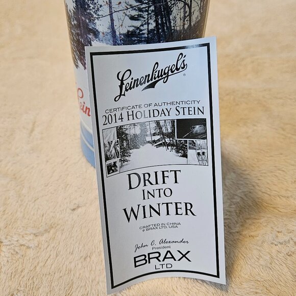 Leinenkugel's 2014 Holiday Stein - Drift Into Winter - Limited Edition - Picture 7 of 7